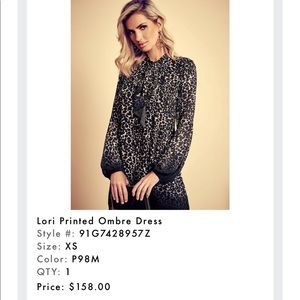 New Guess by Marciana animal print short (mini) dress . Never worn